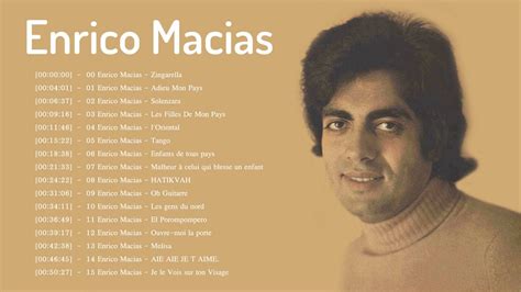 Enrico Macias Plus Grands Succ S Top Des Chansons Enrico Macias