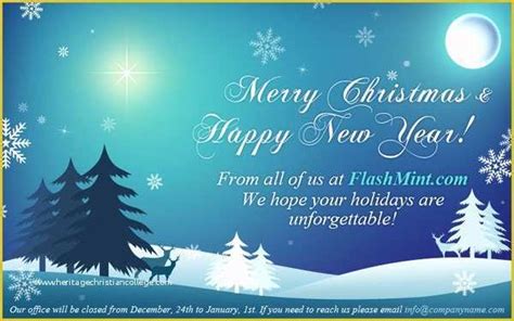 Free HTML Christmas Card Email Templates Of Email Christmas Cards ...