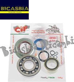 Revisione Albero Motore Cuscinetti Paraoli In Viton Vespa Px