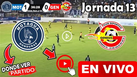 Motagua vs Génesis EN VIVO donde ver y a que hora juega Motagua vs