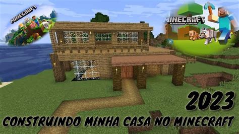 Minecraft Ps Survival Construindo Minha Casa Youtube