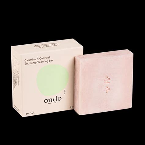 Ondo Beauty 36 5 CALAMINE OATMEAL SOOTHING CLEANSING BAR 70gr Miravia