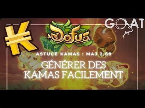 Dofus Astuce Kamas Brisage Kamas De Benefice Youtube