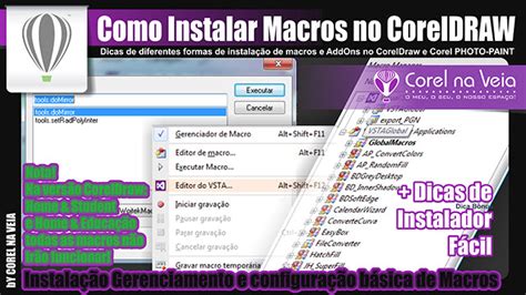 Como Instalar Macros Dockers E Plugins No Coreldraw Corel Na Veia