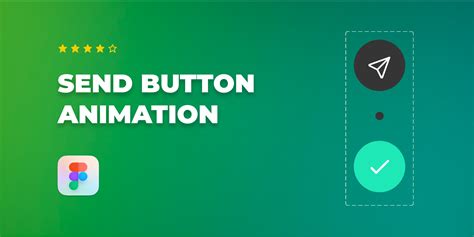 Figma Interactive send Button animation UI Design | Figma