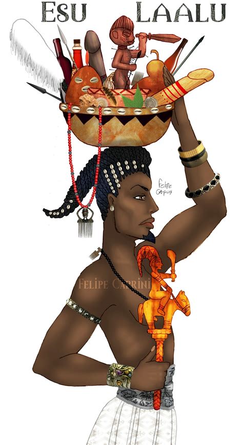 Pin Em Orishas By Caprini My Drawings