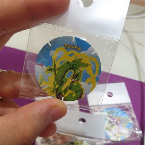 Pokemon Coin Tazos Chiki Balls Rayquaza Lazada Indonesia