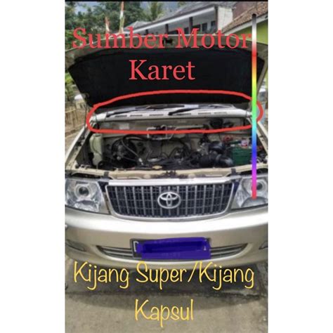 Jual Karet Kap Mesin Depan Kijang Super Dan Kijang Kapsul Shopee