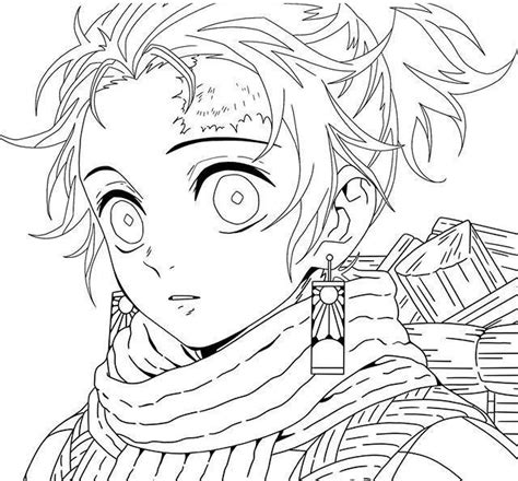 Download Or Print This Amazing Coloring Page Demon Slayer Coloring