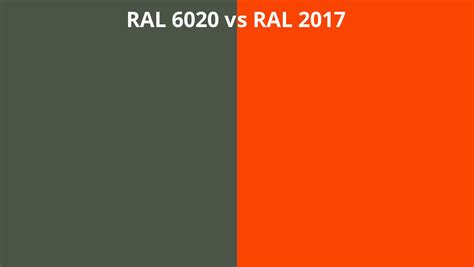 Ral 6020 Vs 2017 Ral Colour Chart Uk