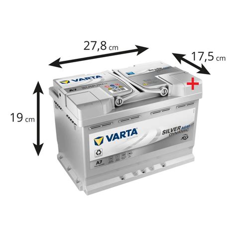 Varta Silver AGM XEV 12V 70Ah L3 A7