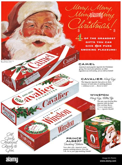 U S Christmas Advertisement For R J Reynolds Tobacco Brands