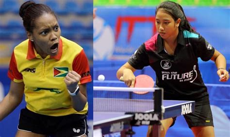 Tokyo Olympics Guyanas Chelsea Edghill Wins Opening Table Tennis