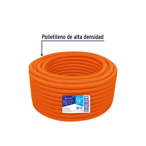 Ficha Tecnica Metro de poliducto 1 2 corrugado flex s guía rollo 50 m