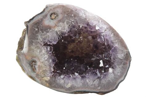 45 Purple Amethyst Geode With Polished Face Uruguay 233597 For