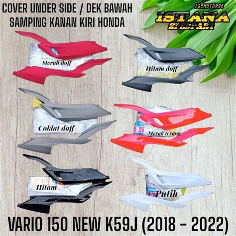 Jual Cover Under Side Dek Bawah Samping Honda Vario 150 New K59J 2018