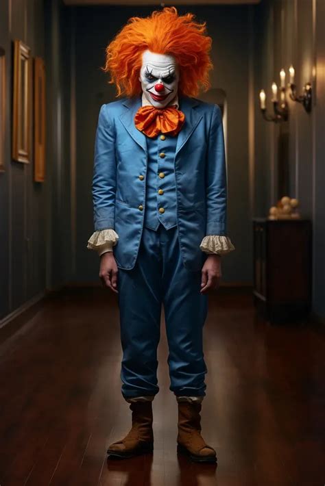 Stylish Photos Of Scary Clowns Midjourney Prompt Promptbase