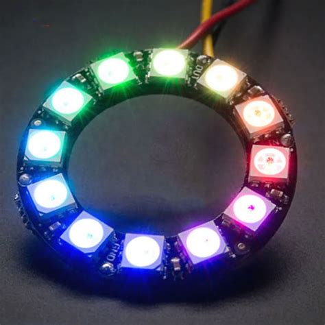 M Dulo Anel De Led Rgb Ws Endere Vel Leds Bits