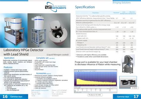 P Type Hpge Over Square Shape Detectors Gcdx Os Baltic Scientific