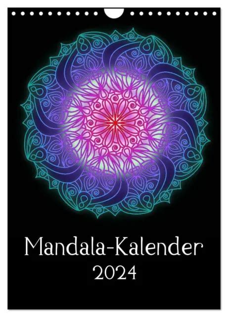 SANDRA LINA JAKOB Mandala Kalender 2024 Wandkalender 2024 DIN A4