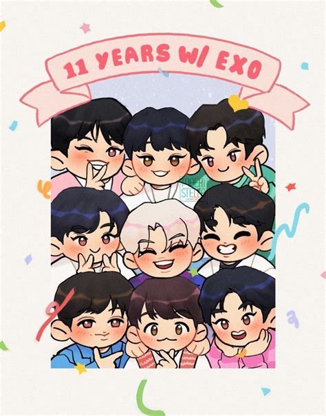 Pin By On Pinterest Pins Exo Exo Fan Art Exo Chibi