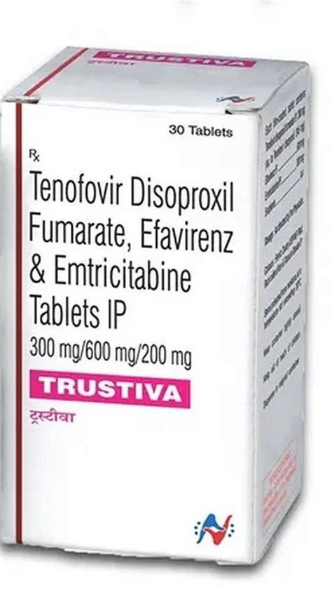 Tenofovir Disoproxil Fumarate Efavirenz Emtricitabine Tablets Ip At Rs