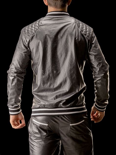 Barcode Jacket Jupiter Star Grey Black Jackets Menssecretch