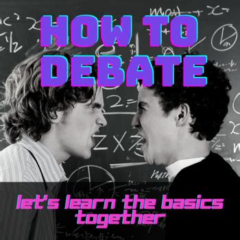 How To Debate Basics PPT By The Purple Access TPT