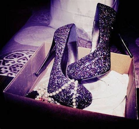 Beautiful, Purple Glitter Heels!!!! =O - High Heels Photo (32793480 ...