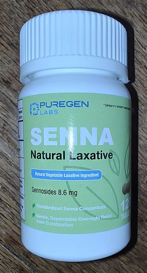 Amazon Puregen Labs Senna Mg Tablets Count Natural