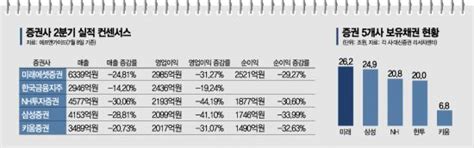 채권시장 변동성 직격탄증권사 2q도 어닝쇼크 예상 네이트 뉴스