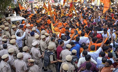 Hanuman Jayanti Celebrations In Delhi S Jahangirpuri Amid Heavy Security