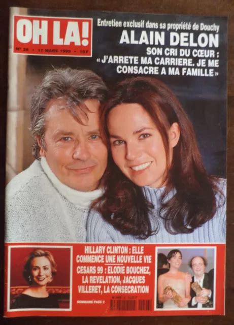 Magazine Ohla N Alain Delon Havel Derek Clinton C Sar Carey