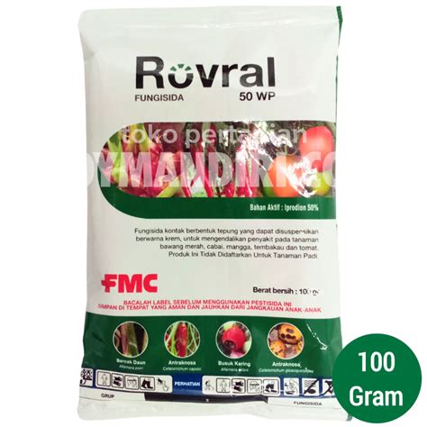 Jual Fungisida Kontak Rovral 50WP 100 Gram Shopee Indonesia