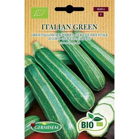 Germisem Bio Graines Courgette Verte D Italie ITALIAN GREEN 66