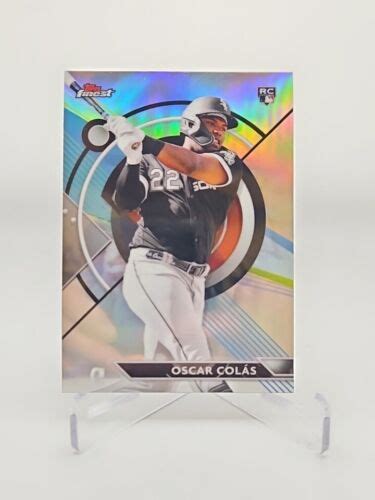 Topps Finest Oscar Colas Rookie Refractor Chicago White Sox