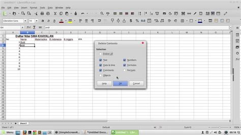 Tutorial Libreoffice Calc Dasar Alternatif Excel YouTube