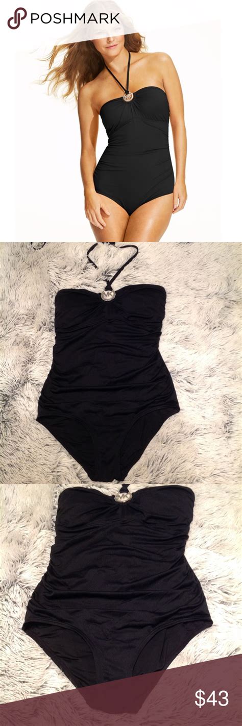 Michael Kors Black One Piece Bathing Suit🏝 Black One Piece Bathing Suit Black One Piece One