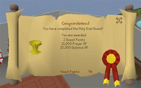 The Holy Grail Quest Guide OSRS - Old School Runescape Guides