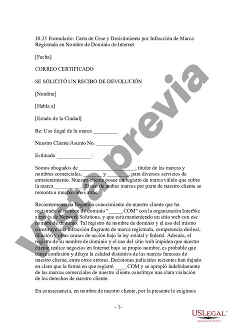 Formulario Formulario Desistimiento Us Legal Forms