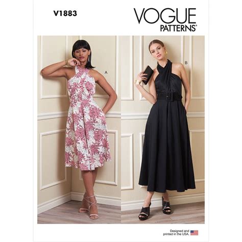 Misses Dress Vogue Sewing Pattern Sew Essential