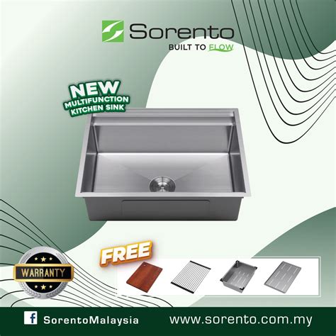 SORENTO SRTKS6648 Nano Satin Stainless Steel 304 Material Multifunction