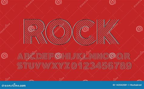 Abstract Font Collection Alphabet Capital Letters Vector Illustration