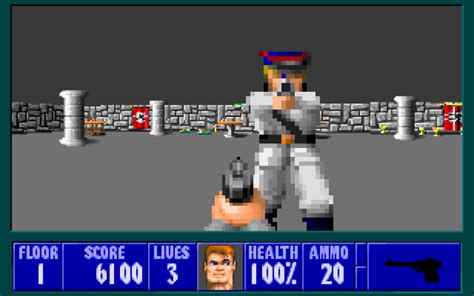 Wolfenstein 3d Pc 083 The King Of Grabs