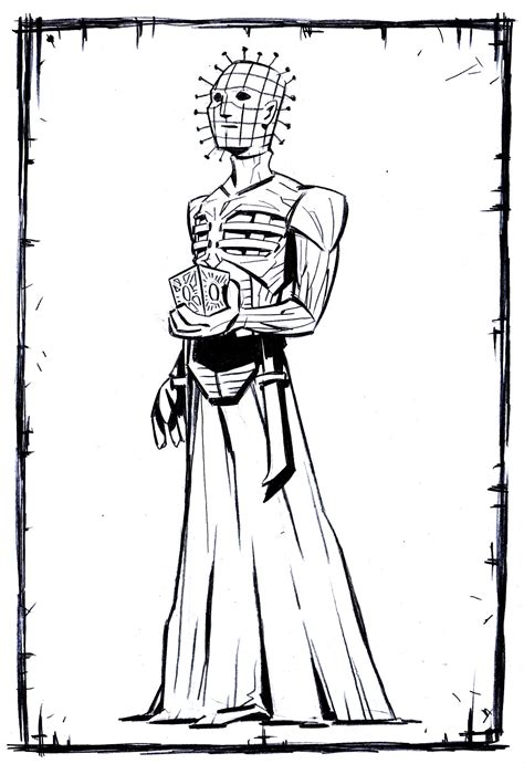 Pinhead Coloring Page Coloring Pages