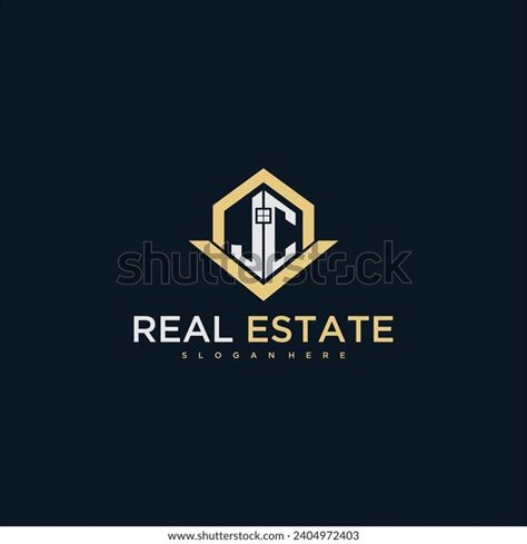 Jc Initial Monogram Logo Real Estate Stock Vector Royalty Free