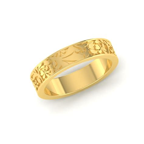 floral ring designs onlinegold flower pattern band