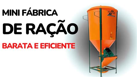 Como montar uma MINI FÁBRICA DE RAÇÃO baixo CUSTO e muito EFICIENTE