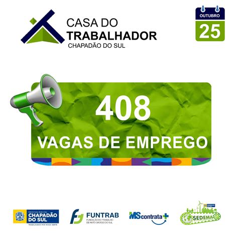 Emprego Casa Do Trabalhador Oferece 408 Vagas Para Contratação