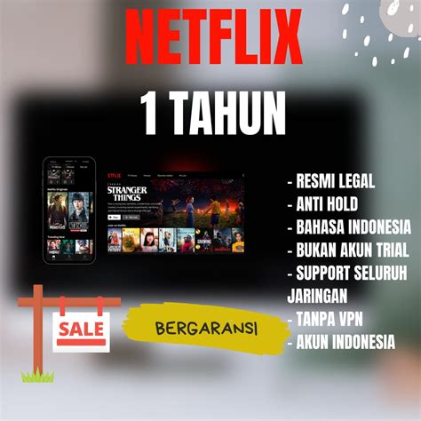 Jual Netflix Premium 1 Tahun Full Garansi Shopee Indonesia